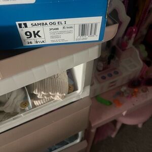 Adidas Samba OG EL I Shoes - pink and white